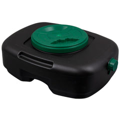Scepter front view with lid showing secure transport benefit