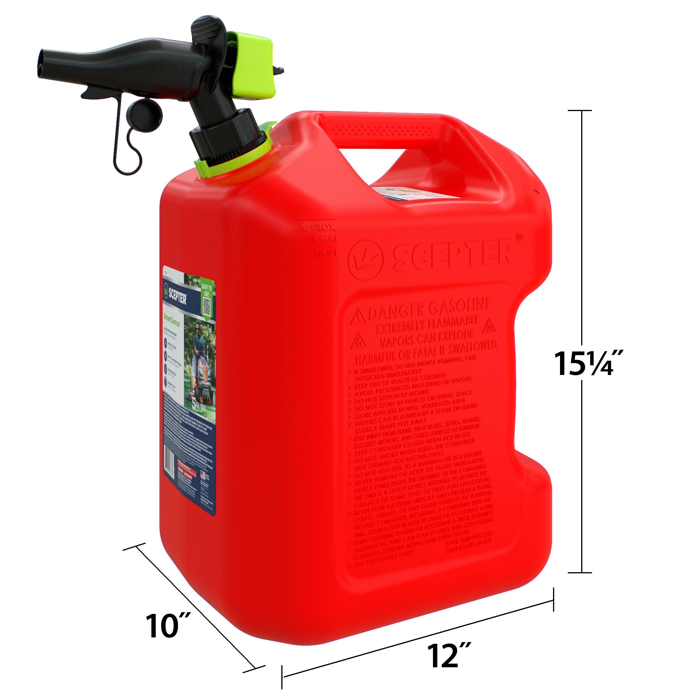 Scepter SmartControl spout close-up for precise drip-free pouring