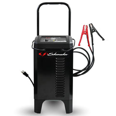 schumacher front view showing durable steel case and mobility benefits
