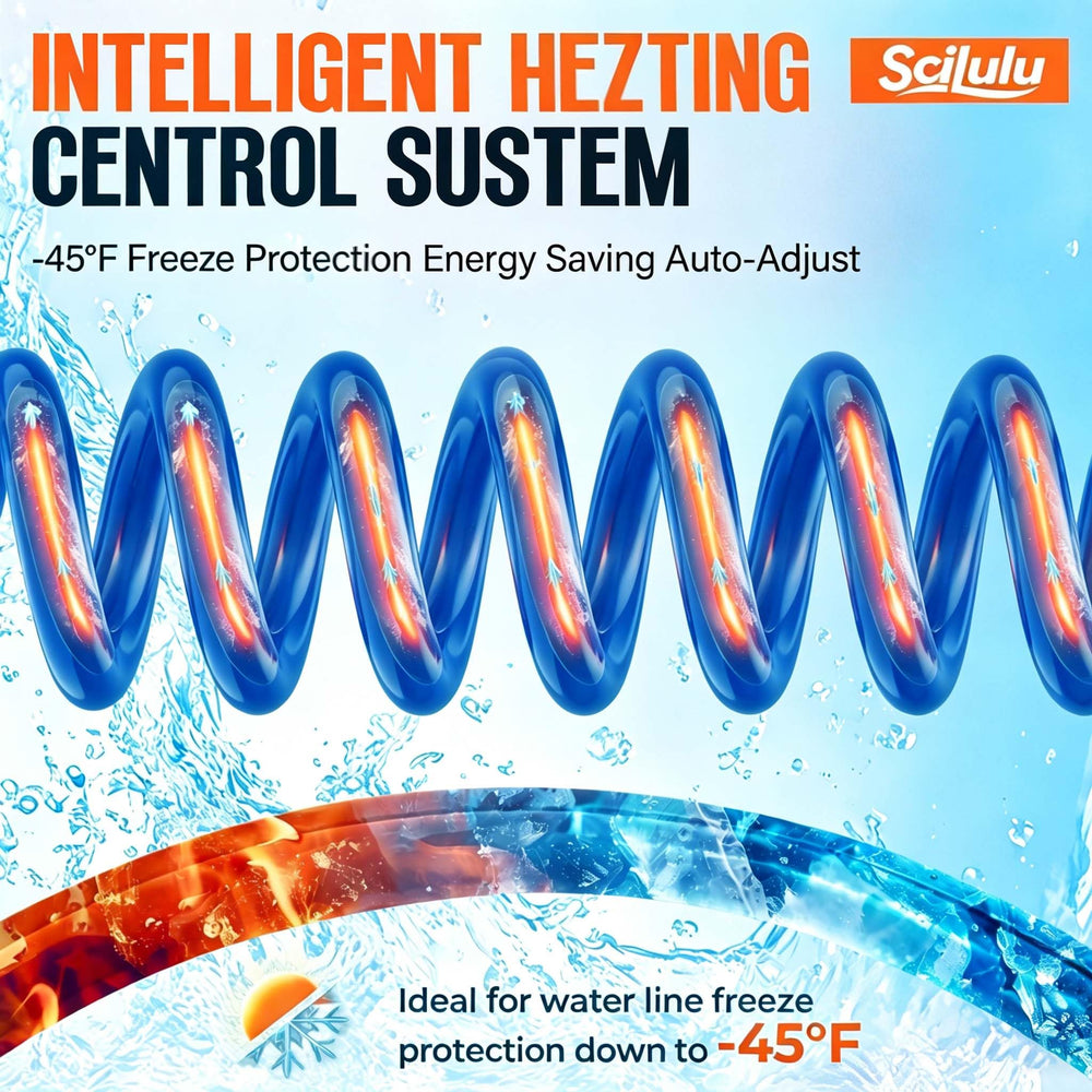 Scilulu power cord and 5ft plug detail showing easy 120V hookup for consistent heating