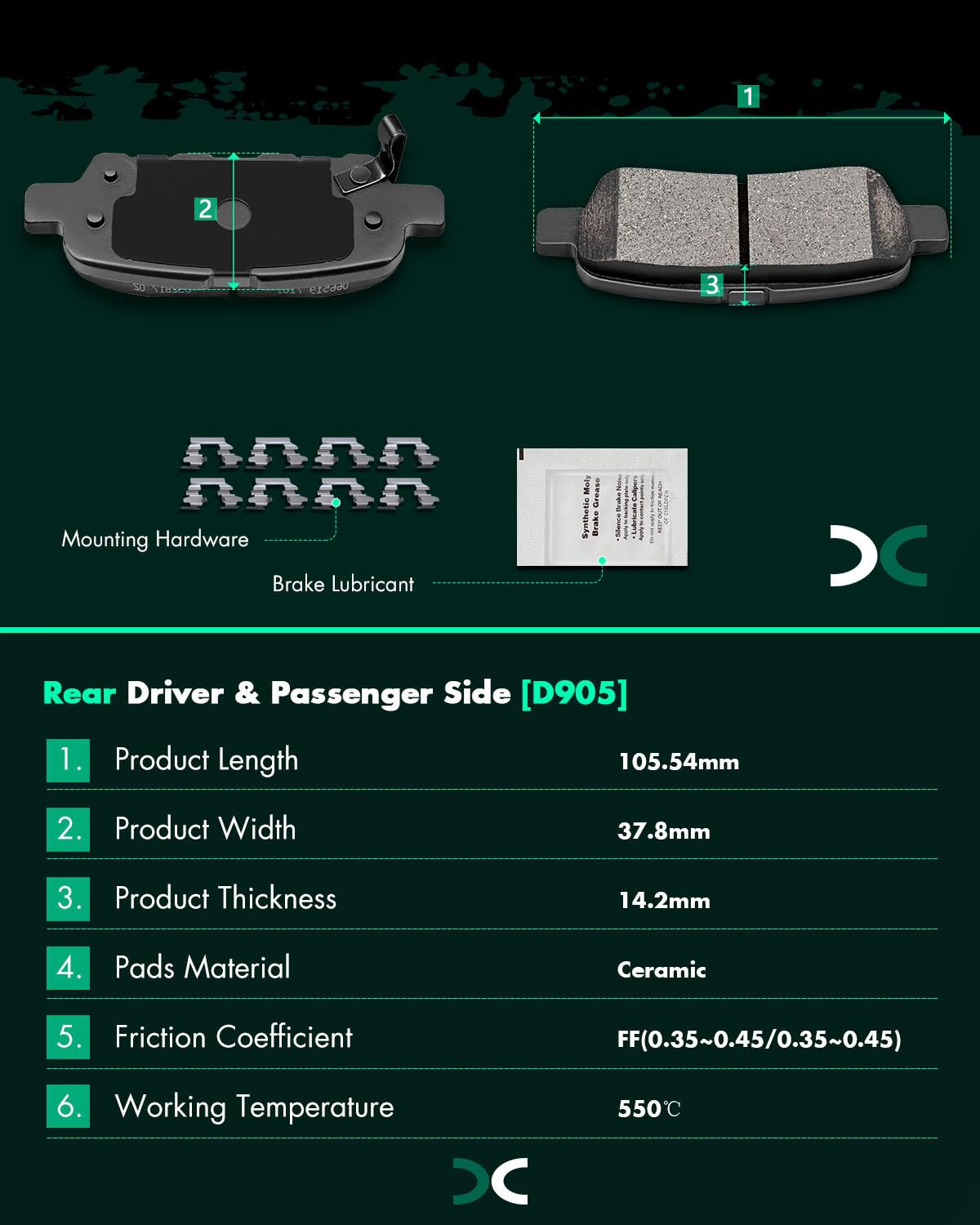 SCITOO backing plate with gasket close-up reduces vibration and noise benefit