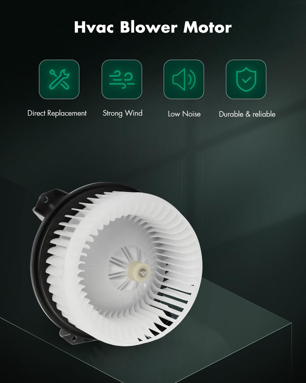 SCITOO rotor close-up highlighting silicon steel plate and durable construction for longer life
