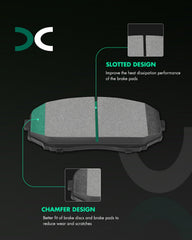 SCITOO brake pad backplate detail highlighting gasket that reduces vibration and noise