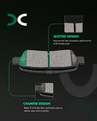 SCITOO ceramic pad surface close-up highlighting smooth low-dust finish
