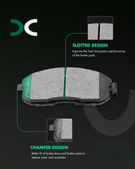 SCITOO ceramic friction surface close-up highlights low-dust composition benefit