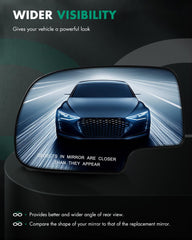 SCITOO close-up glass surface reflecting clear detail for safer lanes
