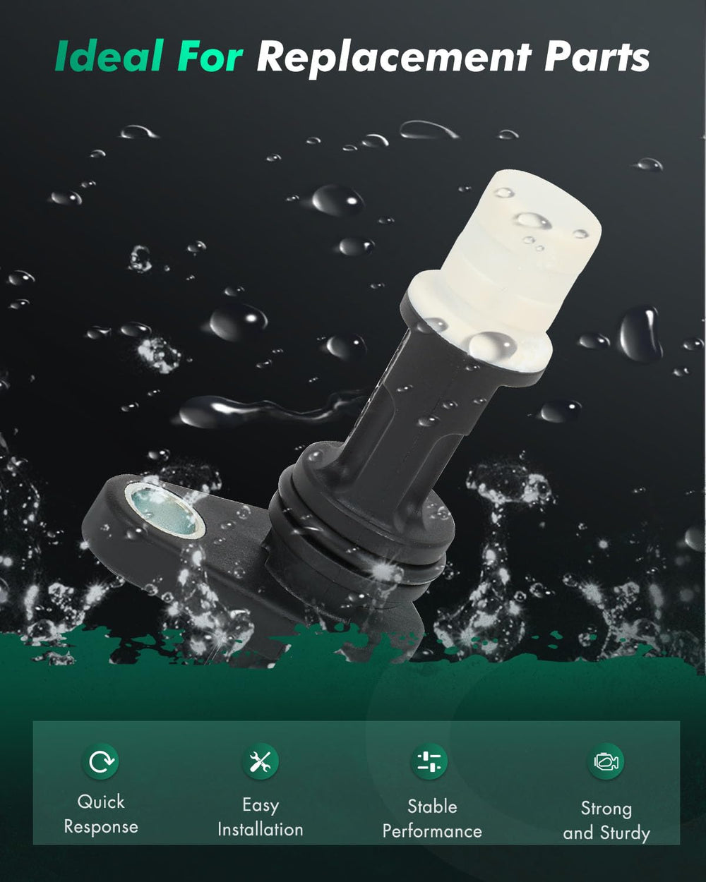 SCITOO sensor electrical connector closeup showing secure plug connection benefit