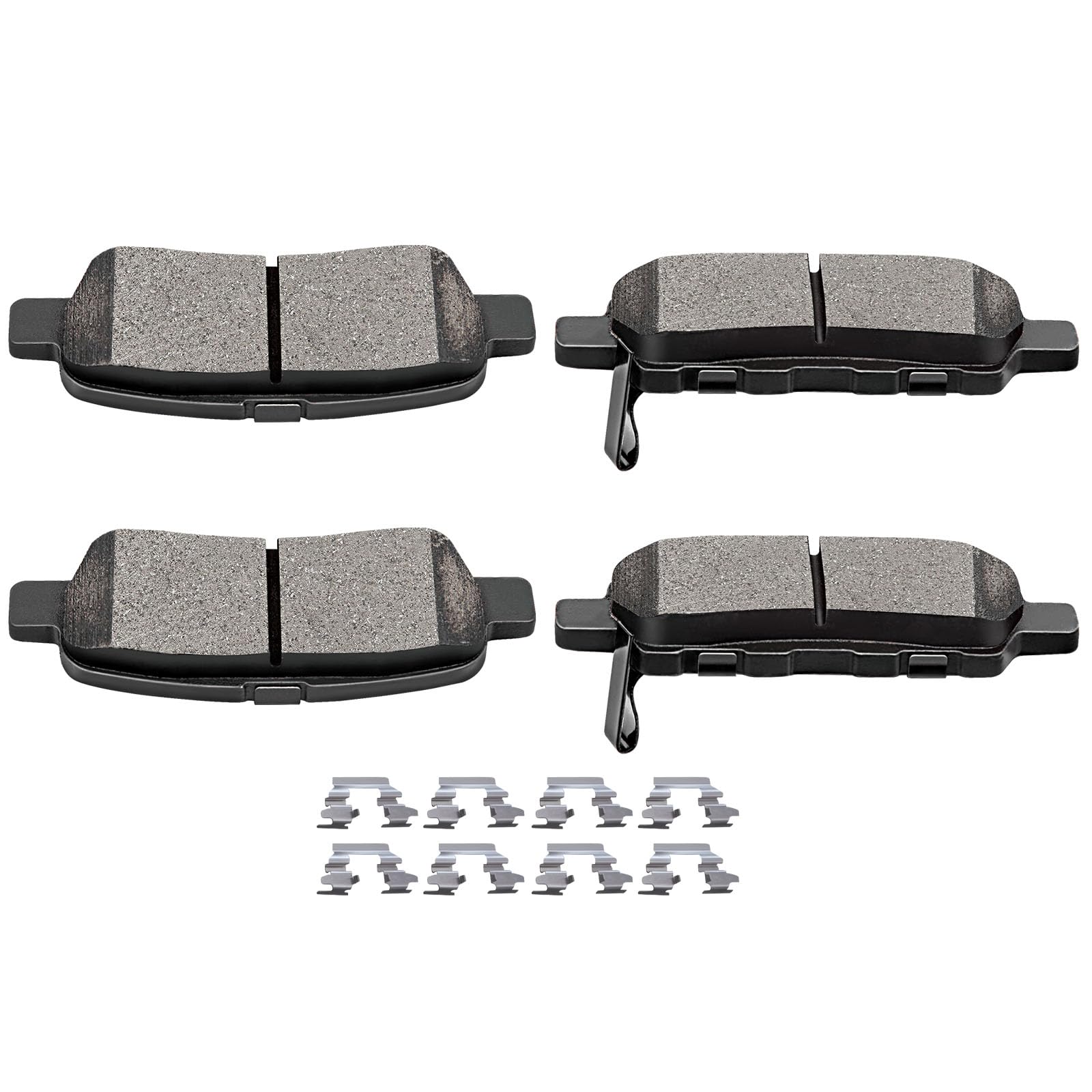 SCITOO rear brake pad kit front view showing packaging and fitment benefit
