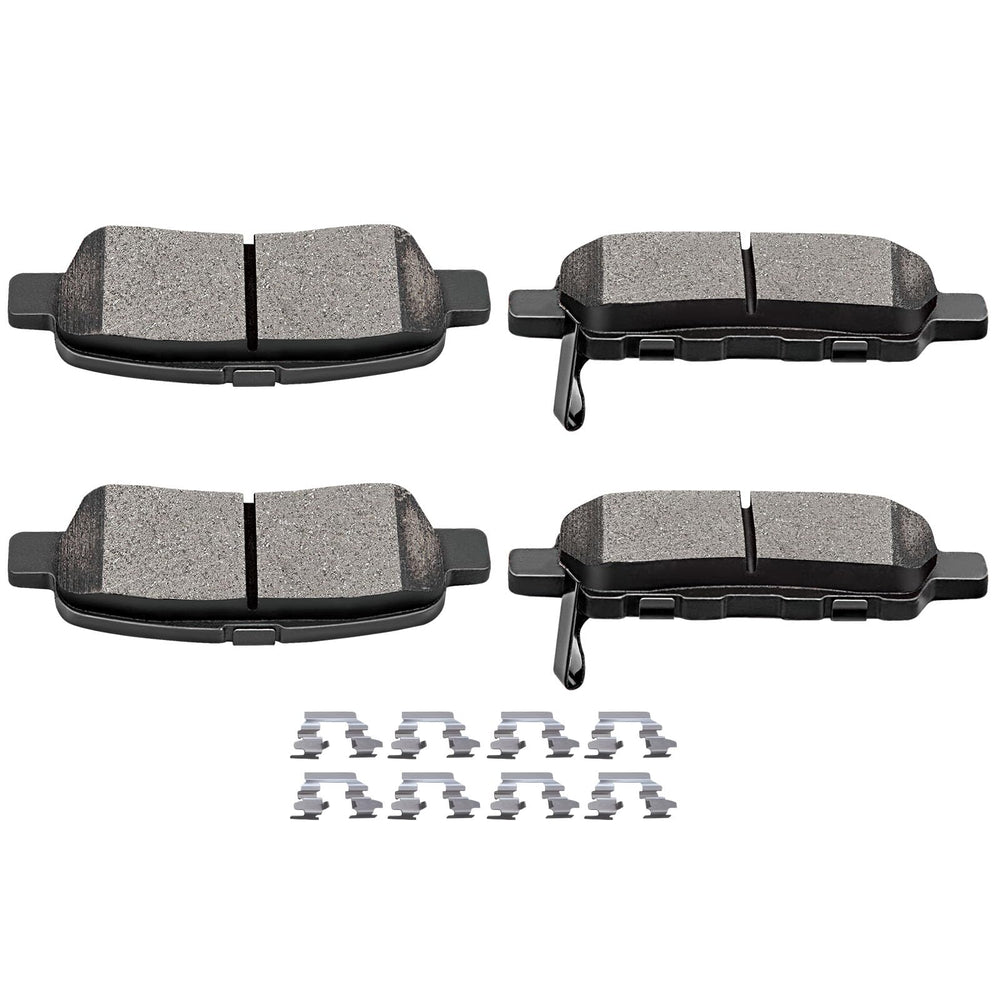 SCITOO rear brake pad kit front view showing packaging and fitment benefit