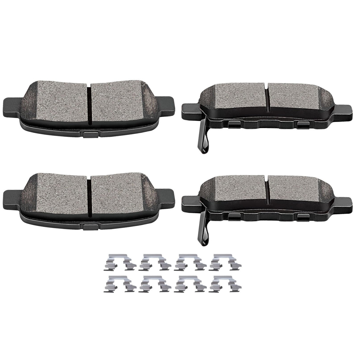 SCITOO rear brake pad kit front view showing packaging and fitment benefit