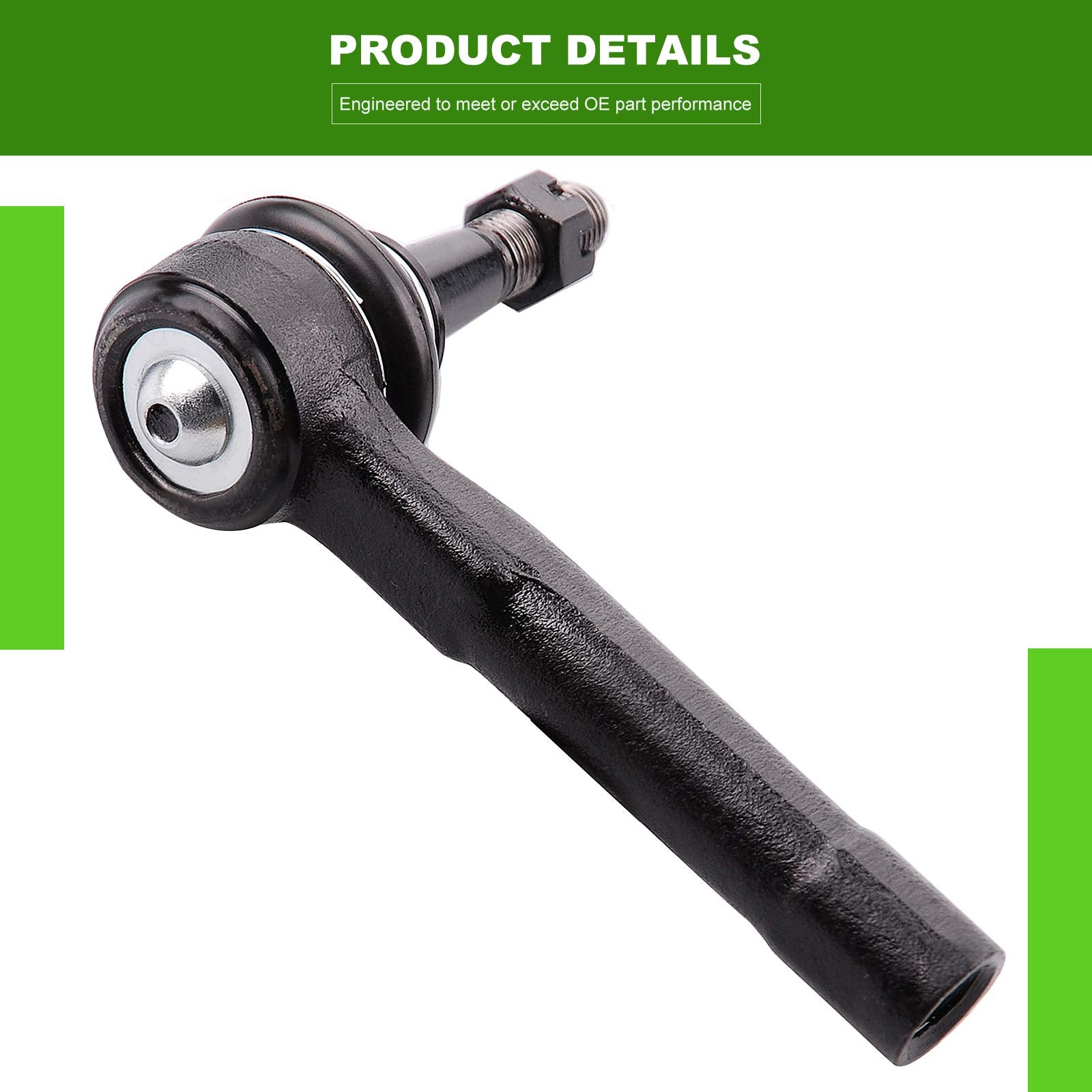SCITOO ES3493T outer tie rod detail showing ball joint and protective boot longevity