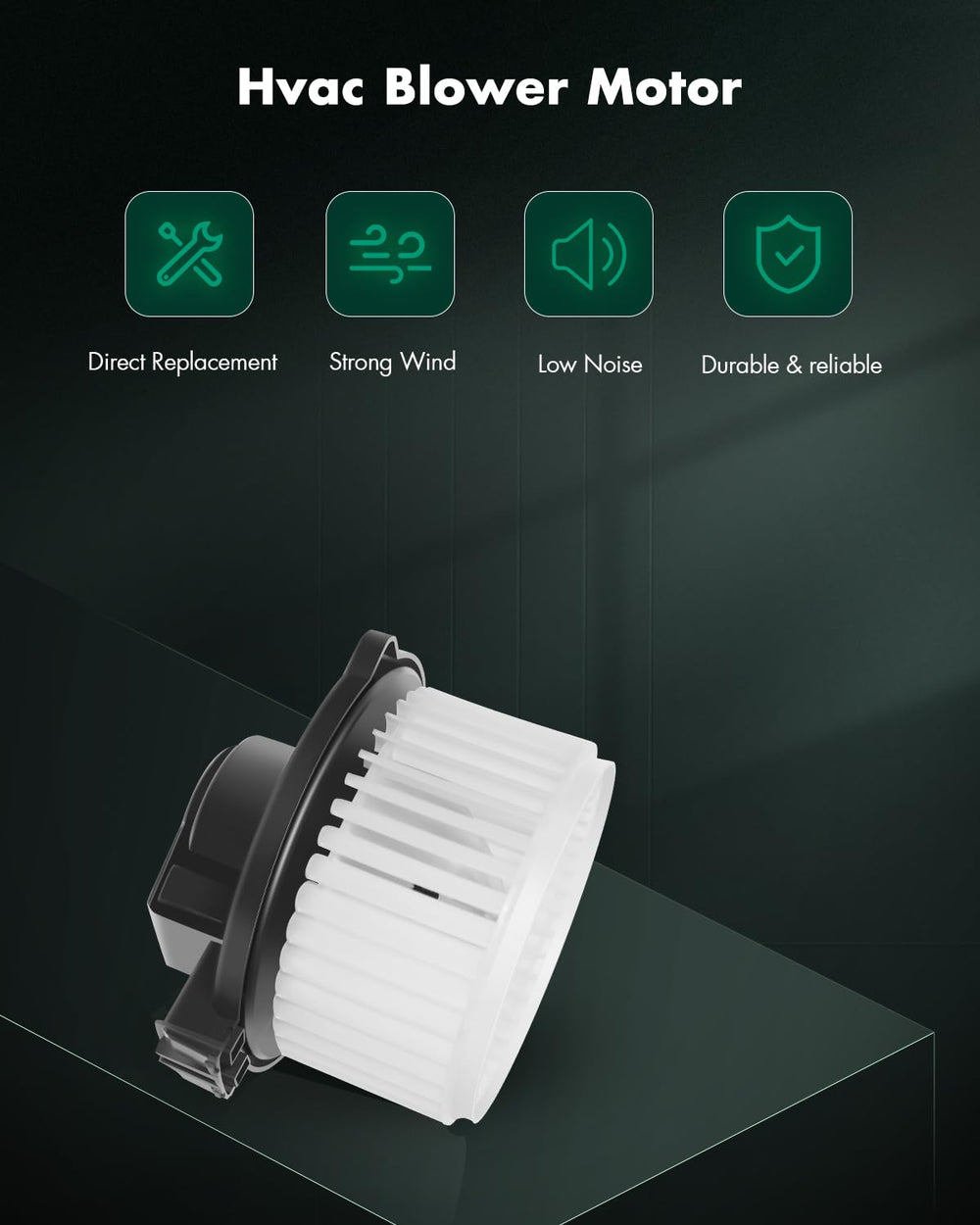 SCITOO fan cage closeup highlighting blades and balanced airflow for quieter operation