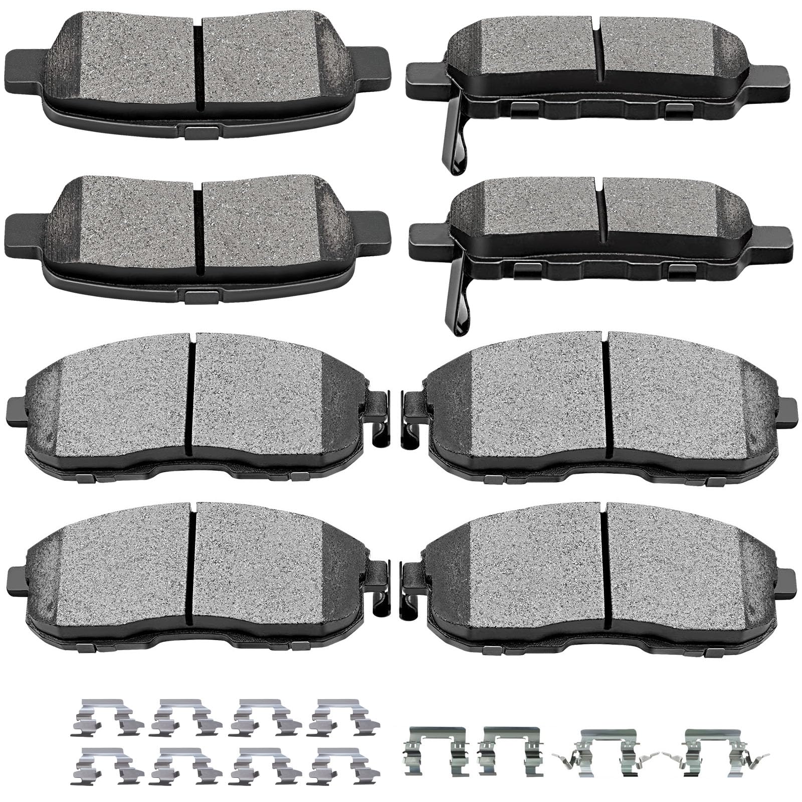 SCITOO packaging front and rear kit shows included eight pads and benefits