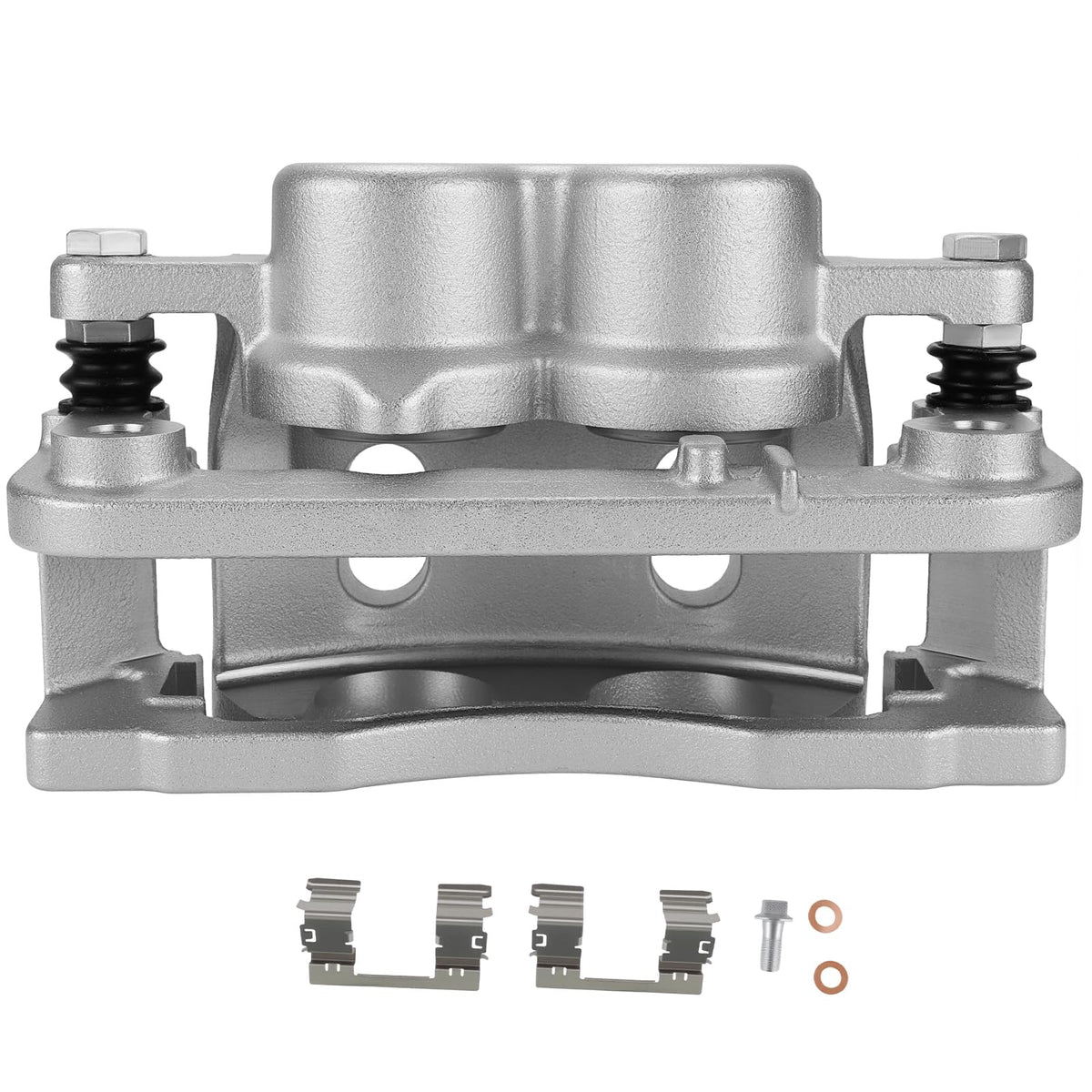 SCITOO front left caliper front view showing fit and reliability