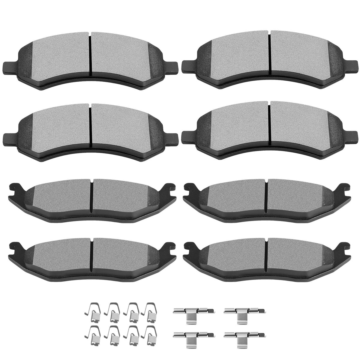 SCITOO front pads packaging showing kit and easy replacement benefit