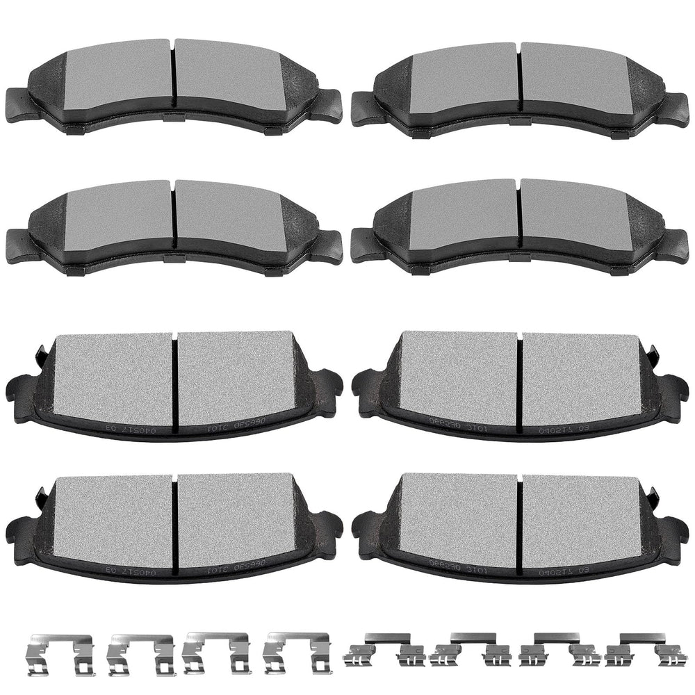 SCITOO front pads packaging showing model fit and easy replacement benefit