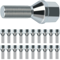 SCITOO front view packaged lug nuts showing full 20-piece set and neat finish