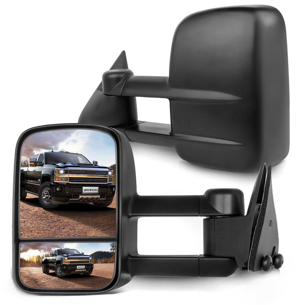 SCITOO front view pair showing both mirrors and fitment benefit
