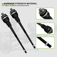SCITOO inner tie rod end close view illustrating spline and sturdy construction for reliable steering