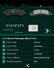 SCITOO brake pad profile close-up showing durable material and consistent bite