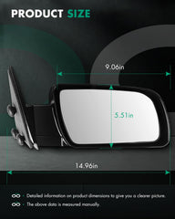 SCITOO close-up of passenger side glass and bezel, shows clear reflective field