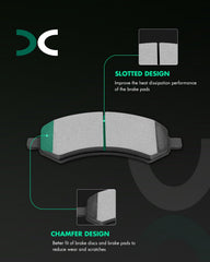 SCITOO rear pad close-up showing friction surface and improved bite