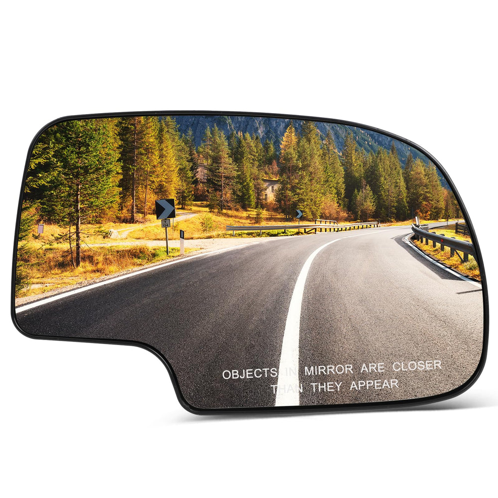 SCITOO right-side mirror front view showing precise fit and improved visibility