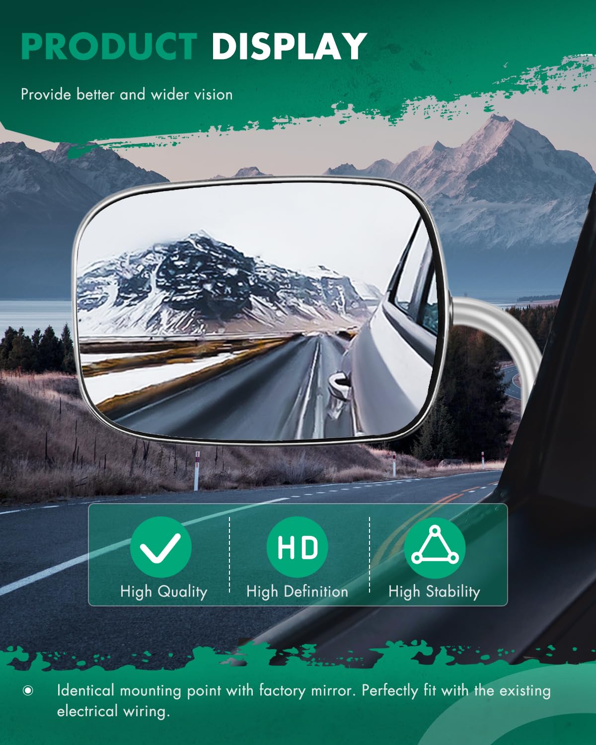SCITOO installed on vehicle passenger side showing symmetrical coverage benefit