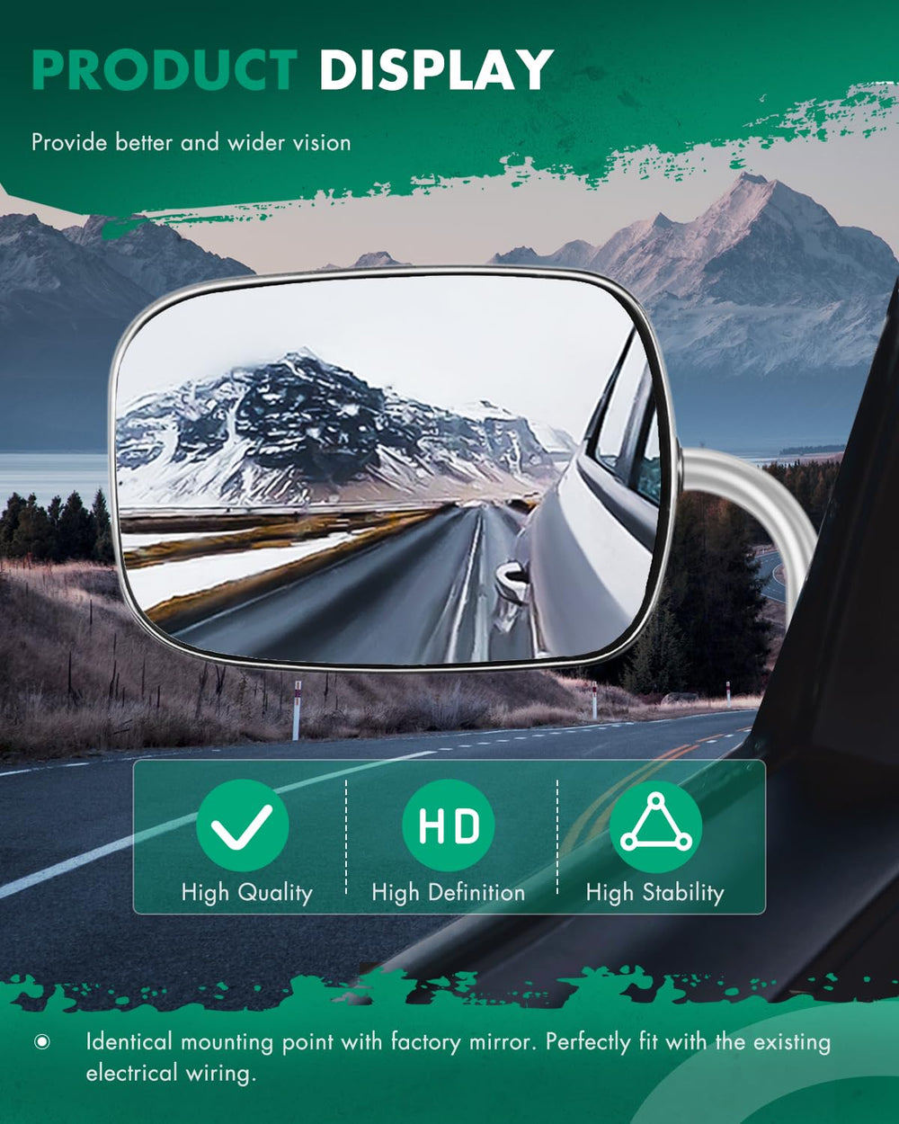 SCITOO installed on vehicle passenger side showing symmetrical coverage benefit