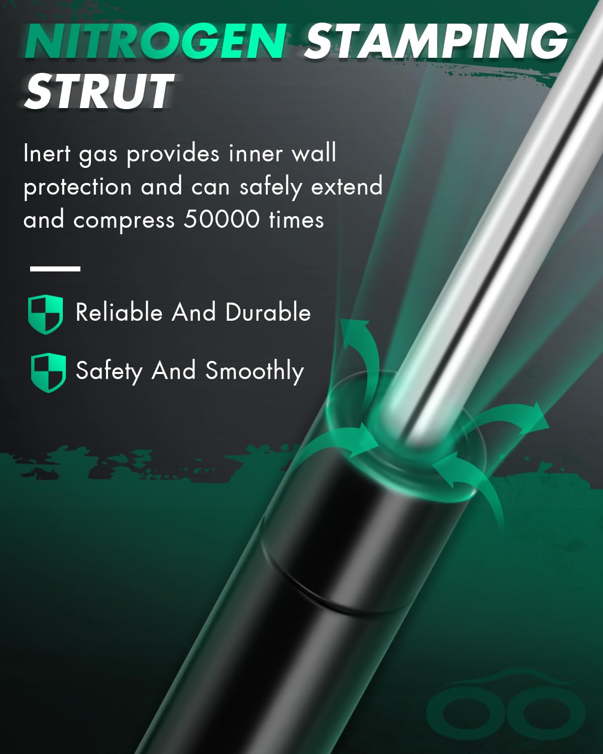 SCITOO packaged pair of trunk struts indicating ready-to-install convenience