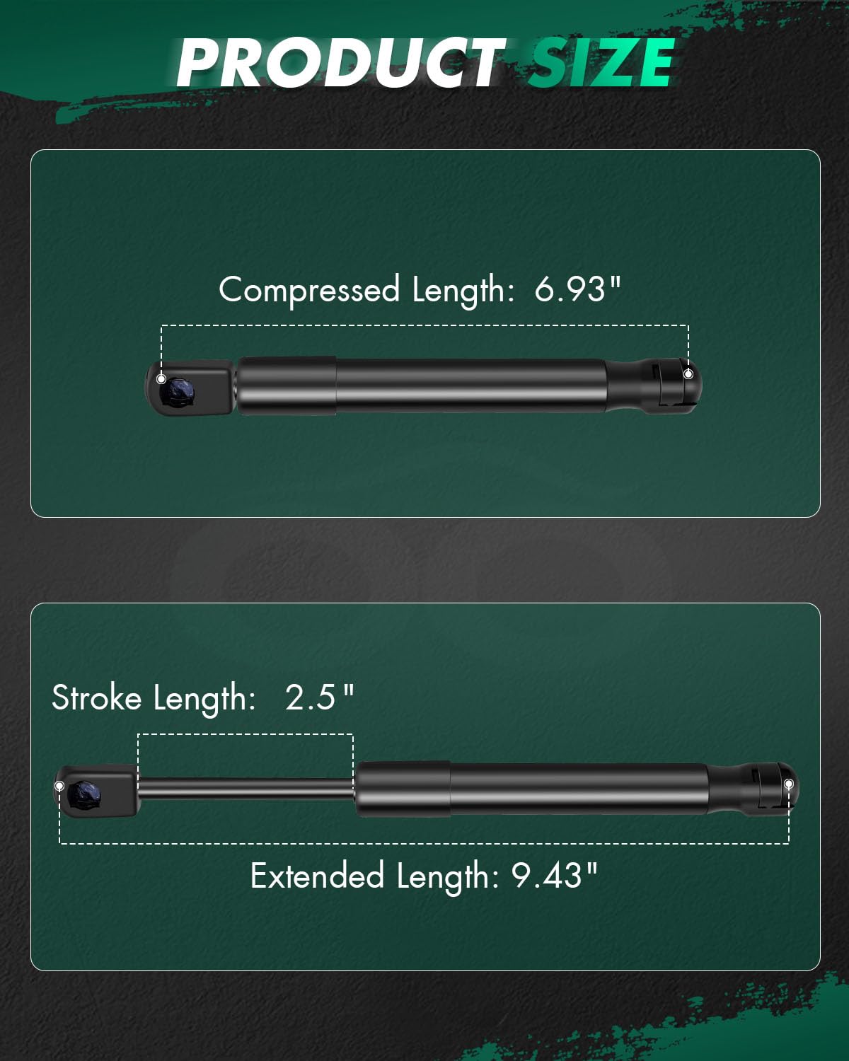 SCITOO piston rod detail highlighting sun protection and consistent performance