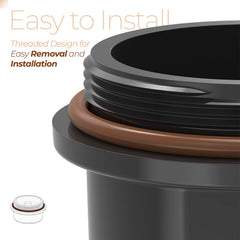 Sconva installed on Dexter vortex hub protecting bearings from contamination