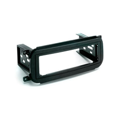 Scosche front view of CR1277B dash kit showing clean single-DIN fit benefit