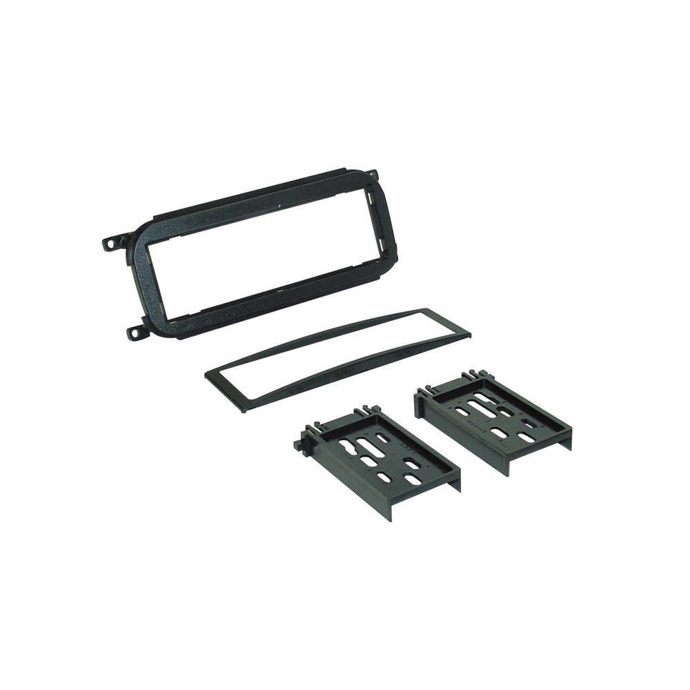 Scosche side profile of CR1277B in dash showing secure, gap-free mounting