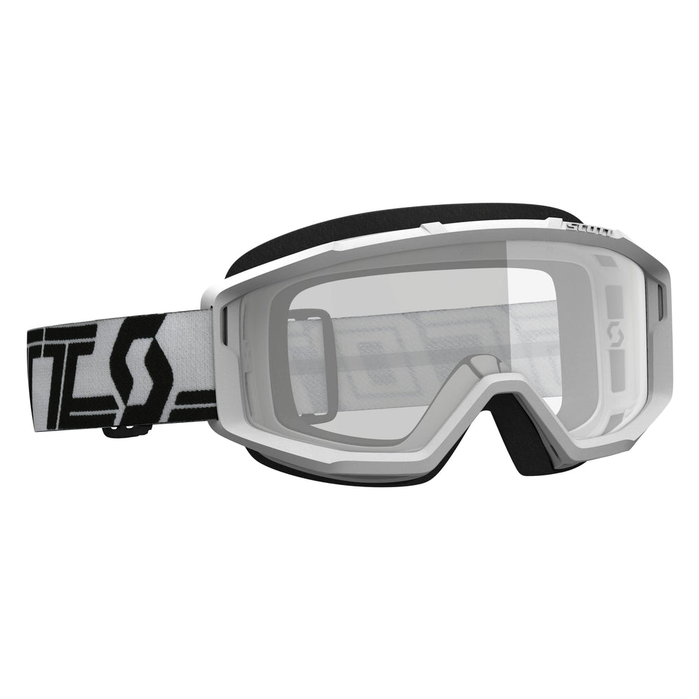 SCOTT Primal Clear front view showing clear lens and snug fit benefit