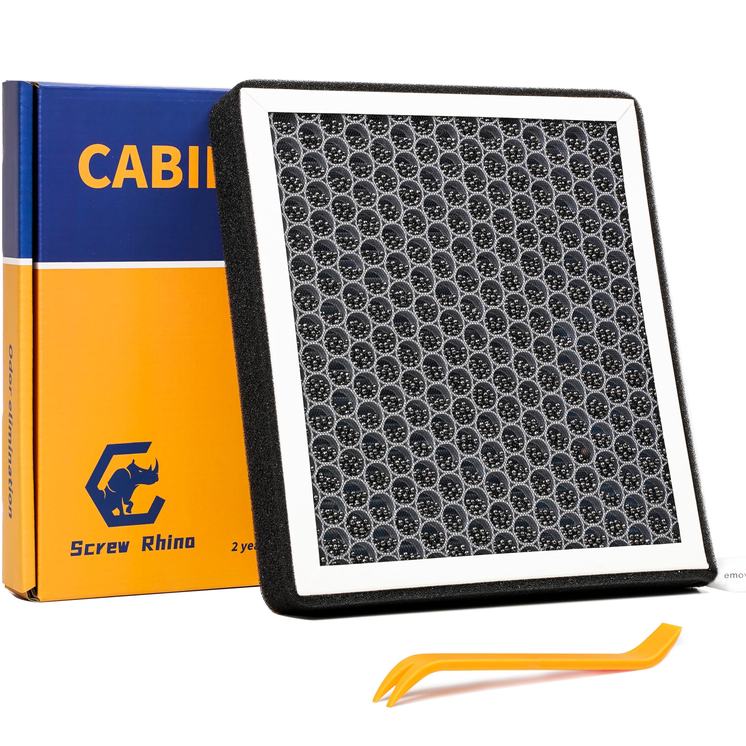 SCREW RHINO front packaging showing model compatibility and benefit of reliable fit