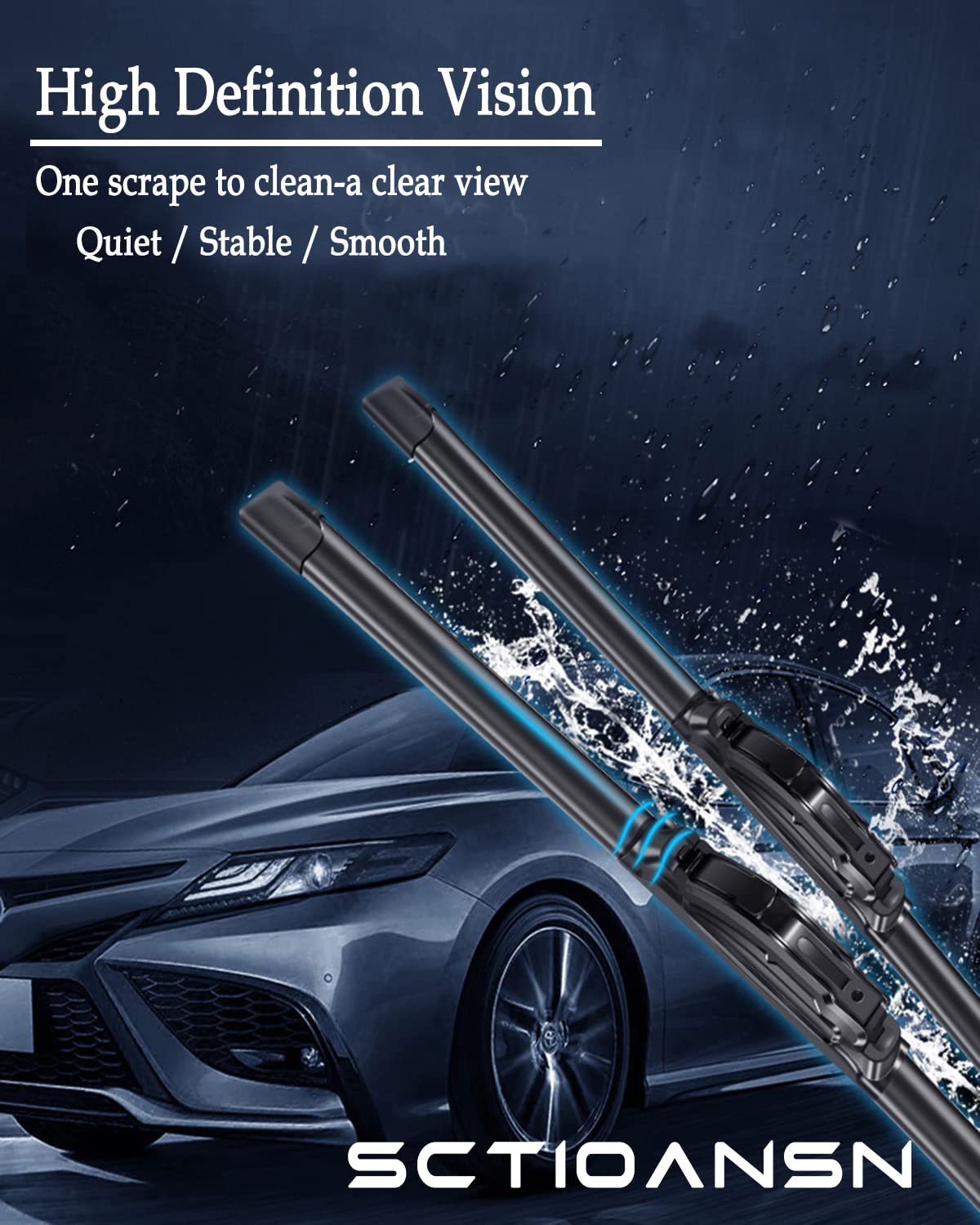 sctioansn 16-inch rear blade mounted on hatch for easy replacement