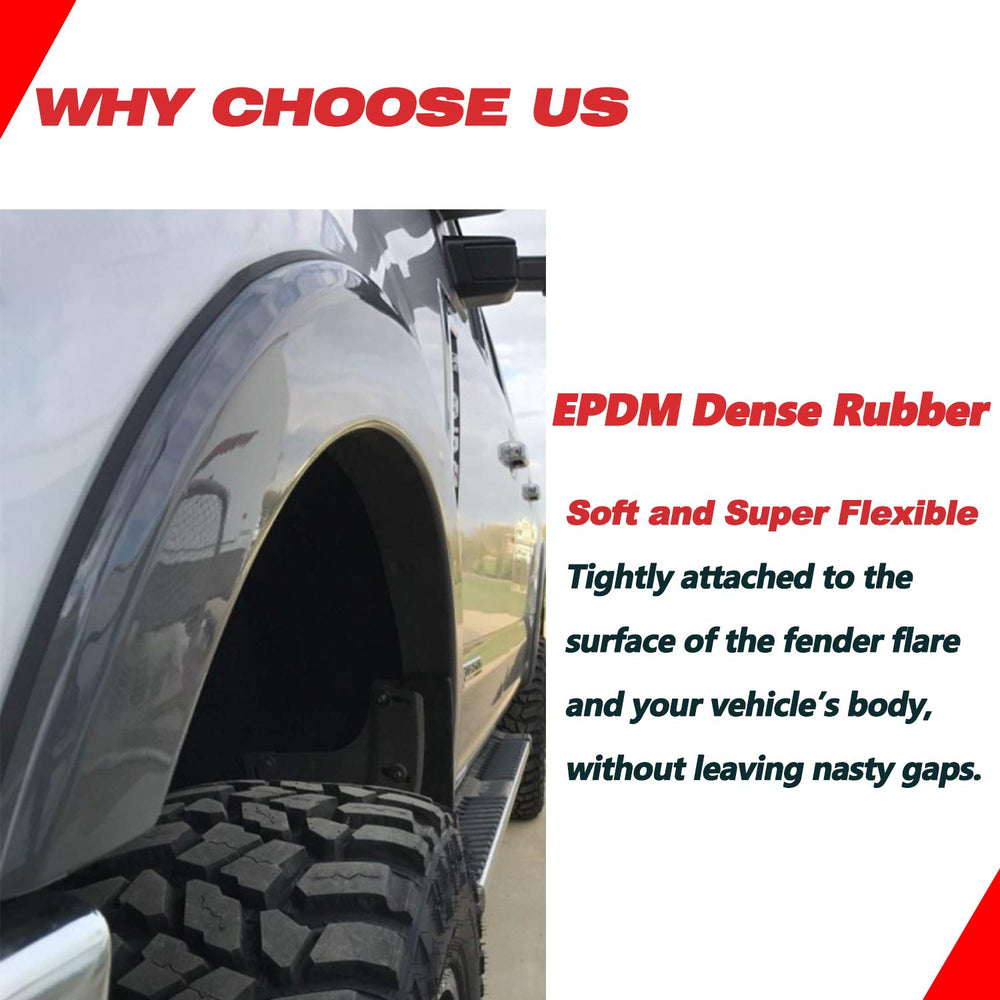 sdano installed on wheel well demonstrating sealed gap and paint protection benefit