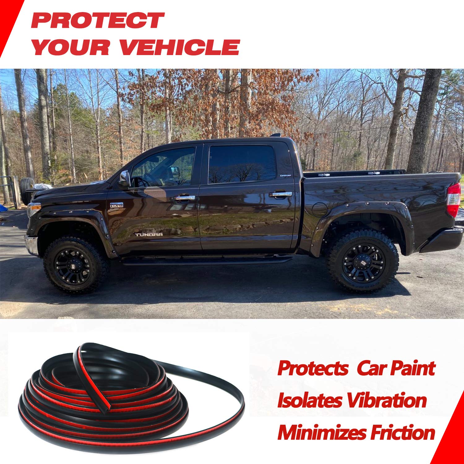 sdano lifestyle shot on off-road truck illustrating debris protection while driving