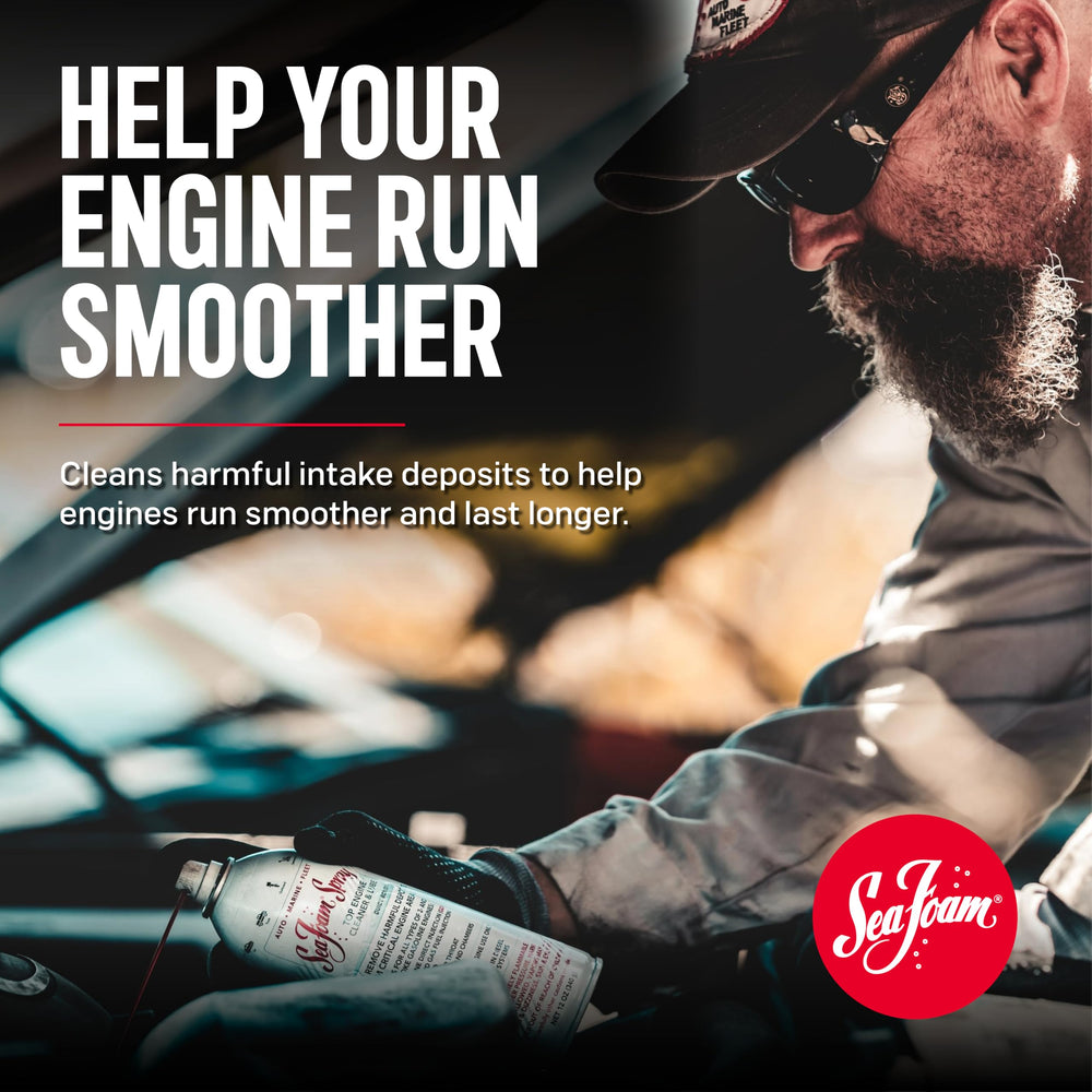 Sea Foam SS14 Tube & Hook detail for precise intake access