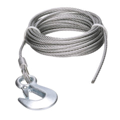 Seachoice front view of packaged 3/16" x 25' winch cable showing product benefit durability
