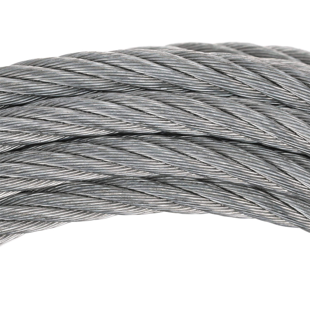 Seachoice cable laid beside a measuring tape showing 25-foot length and scale