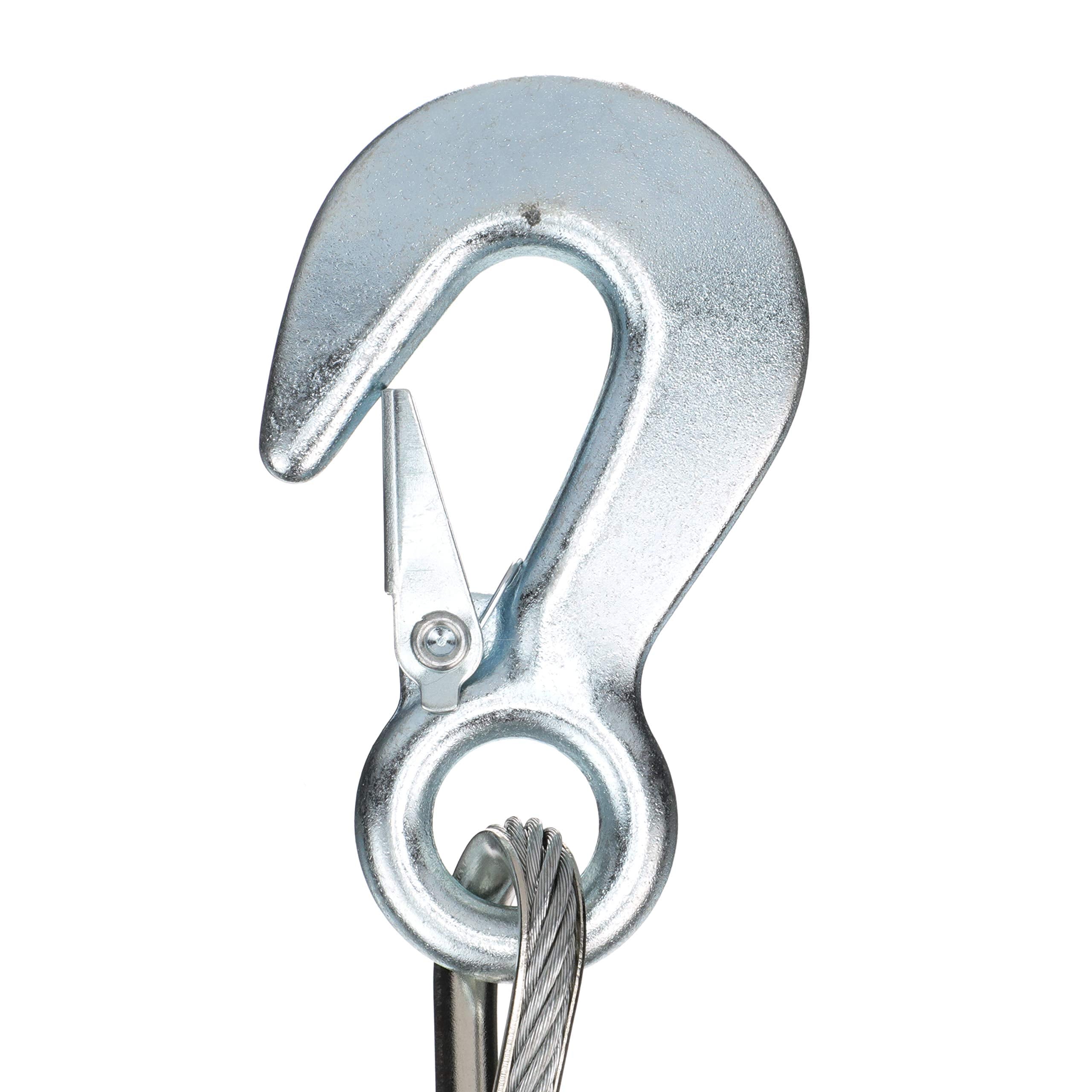 Seachoice spooled cable on a hand winch showing easy handling and smooth spooling