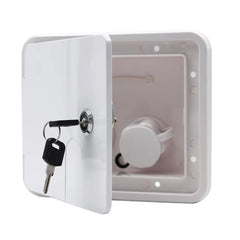SEAFLO front profile hatch showing clean exterior and secure fit benefit