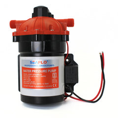 SEAFLO side label detail showing model and specifications for clarity
