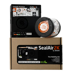 SealAir2k compressor close-up with clear controls for easy use