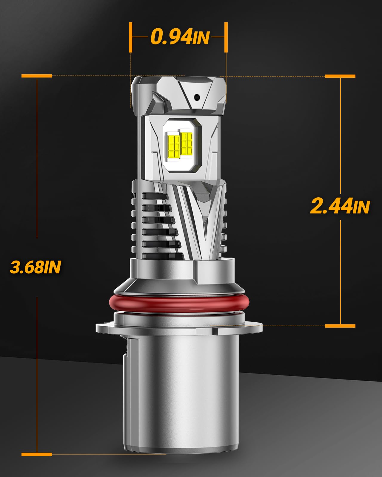 SEALIGHT 9004 night-drive lifestyle scene showing safer nighttime driving