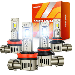 SEALIGHT front view pack of 4 bulbs showing complete kit and fast installation benefit