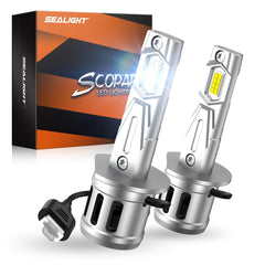 SEALIGHT H1 front view showing bulb shape and connector for easy fitment