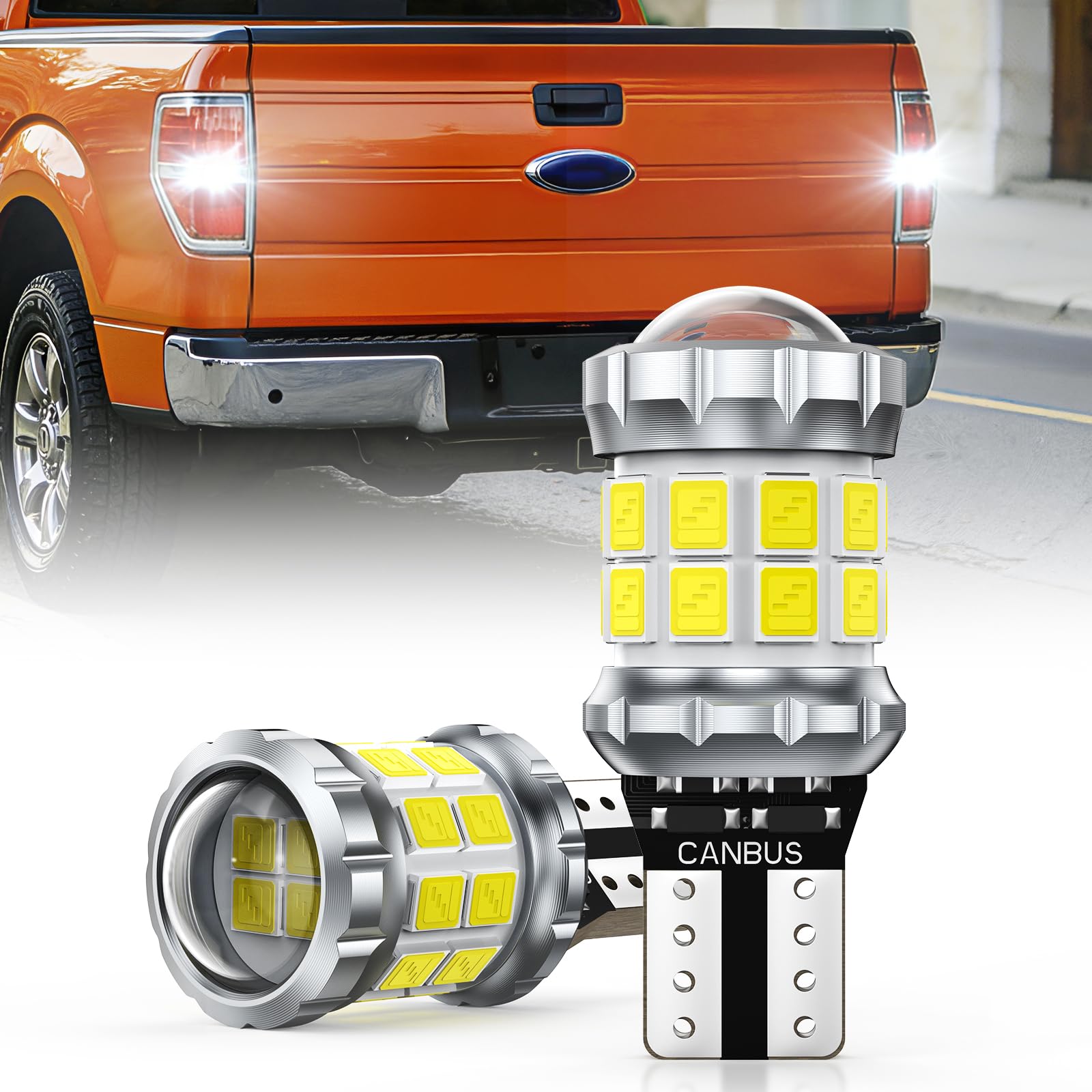 SEALIGHT reverse light illuminating a driveway for improved visibility